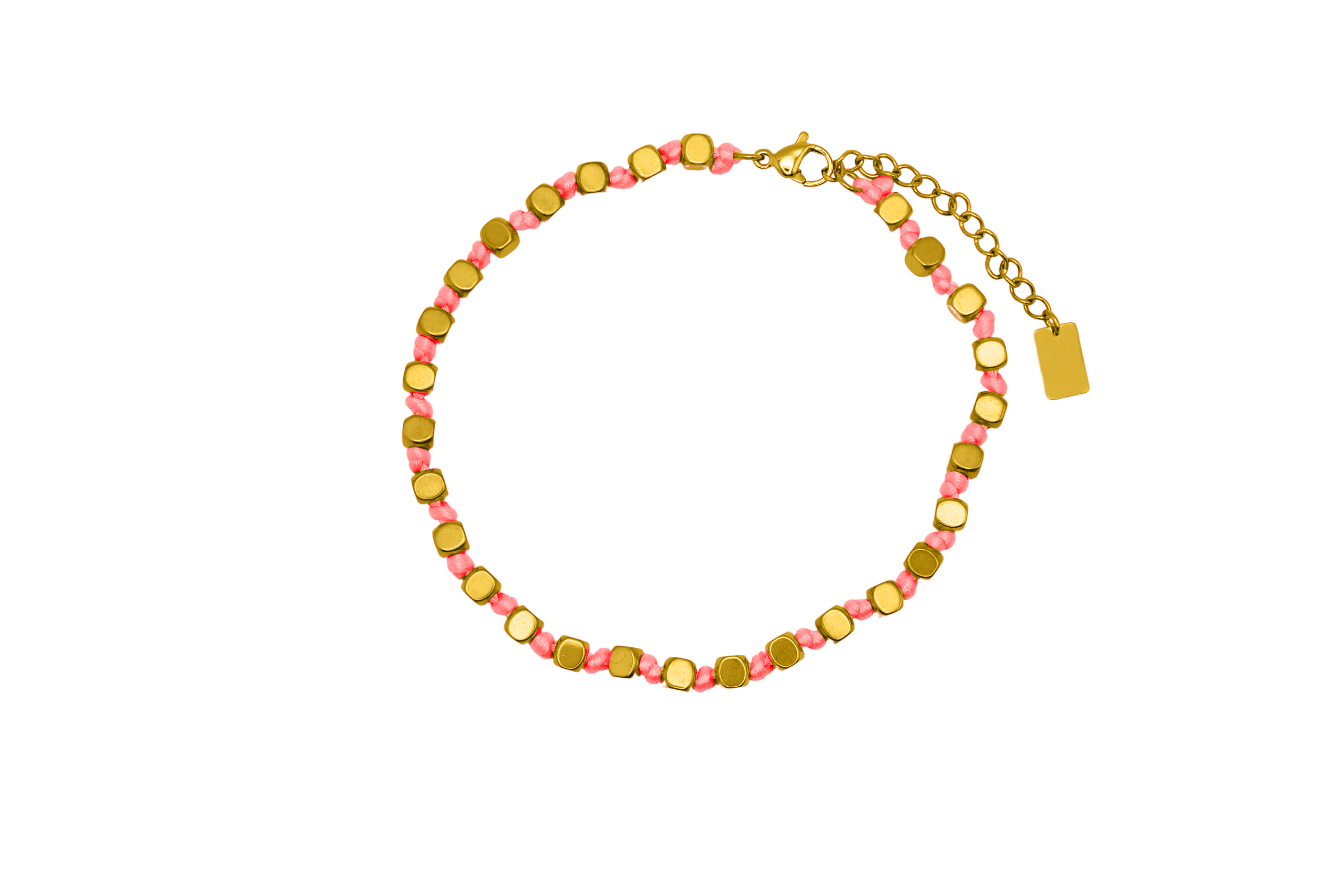 Lunaire | Bracelet de Cheville en Acier Inoxydable Plaqué Or 14K Résistant à l'Eau pour Femmes