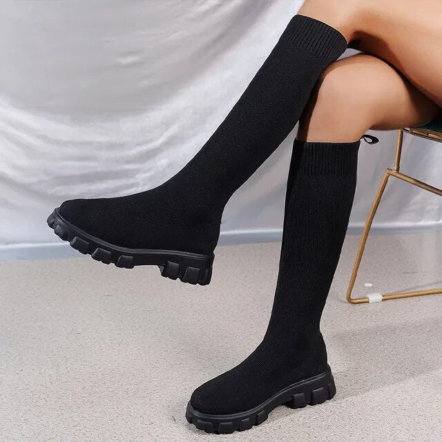 Liina | Bottines stretch modernes pour femme