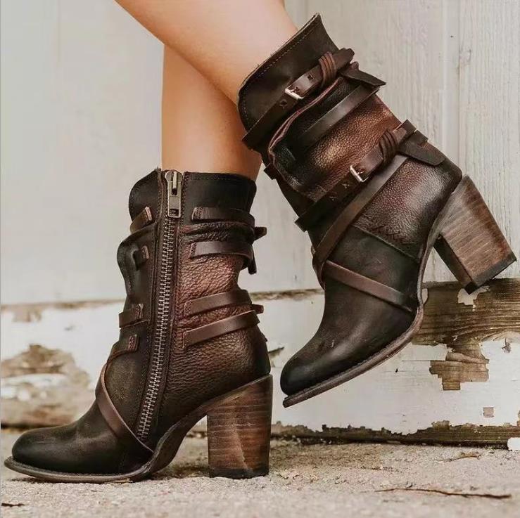 Jama | Bottes en cuir élégantes pour femmes