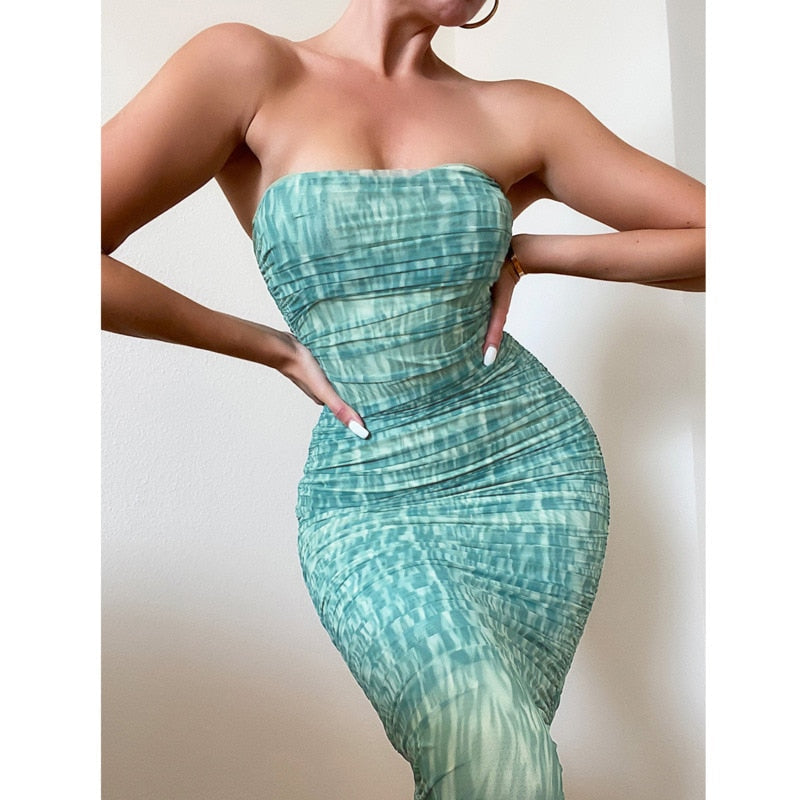 Sérénité | Robe de soirée moulante sans bretelles avec Tissu de qualité et Design Élégant pour Femmes