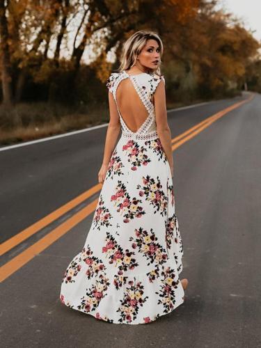 Celestine | Robe Maxi avec Imprimé Floral et Silhouette Élégante pour Femmes