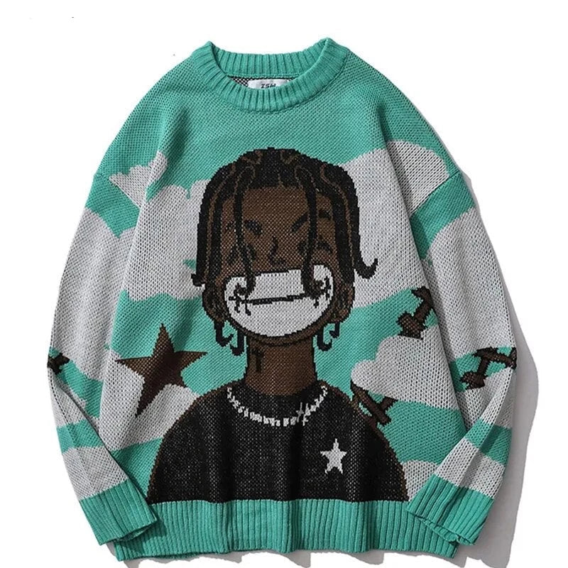 Nikita | Pull Tricoté surdimensionné avec Design Hip-Hop et Confort Optimal pour Femmes