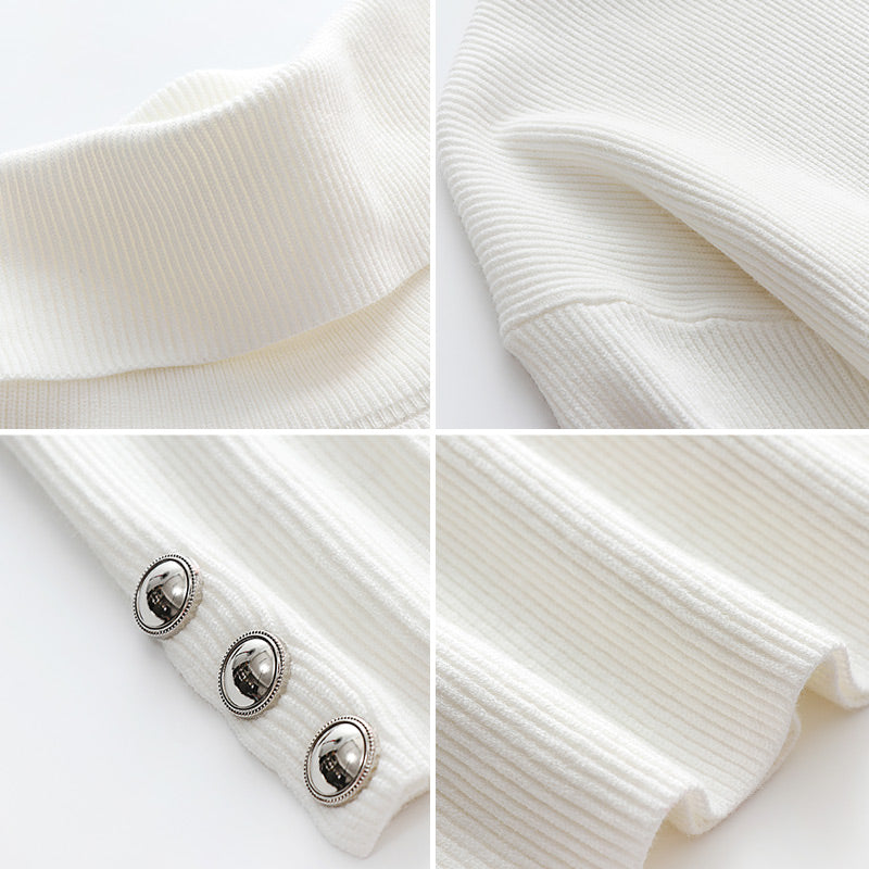 Céleste | Pull à Col Roulé Élegant et Doux pour Femmes