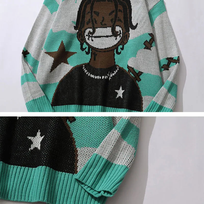 Nikita | Pull Tricoté surdimensionné avec Design Hip-Hop et Confort Optimal pour Femmes
