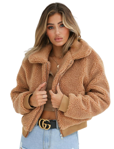 Lunaire | Veste en Peluche avec Confort Exceptionnel et Style Élégant pour Femmes