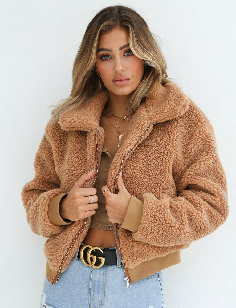 Lunaire | Veste en Peluche avec Confort Exceptionnel et Style Élégant pour Femmes
