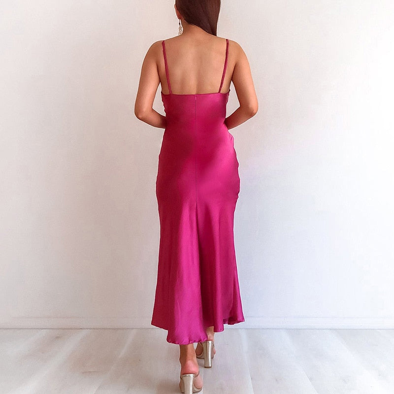 Clara | Robe de soirée fendue avec Tissu de Qualité et Design Élégant pour Femmes