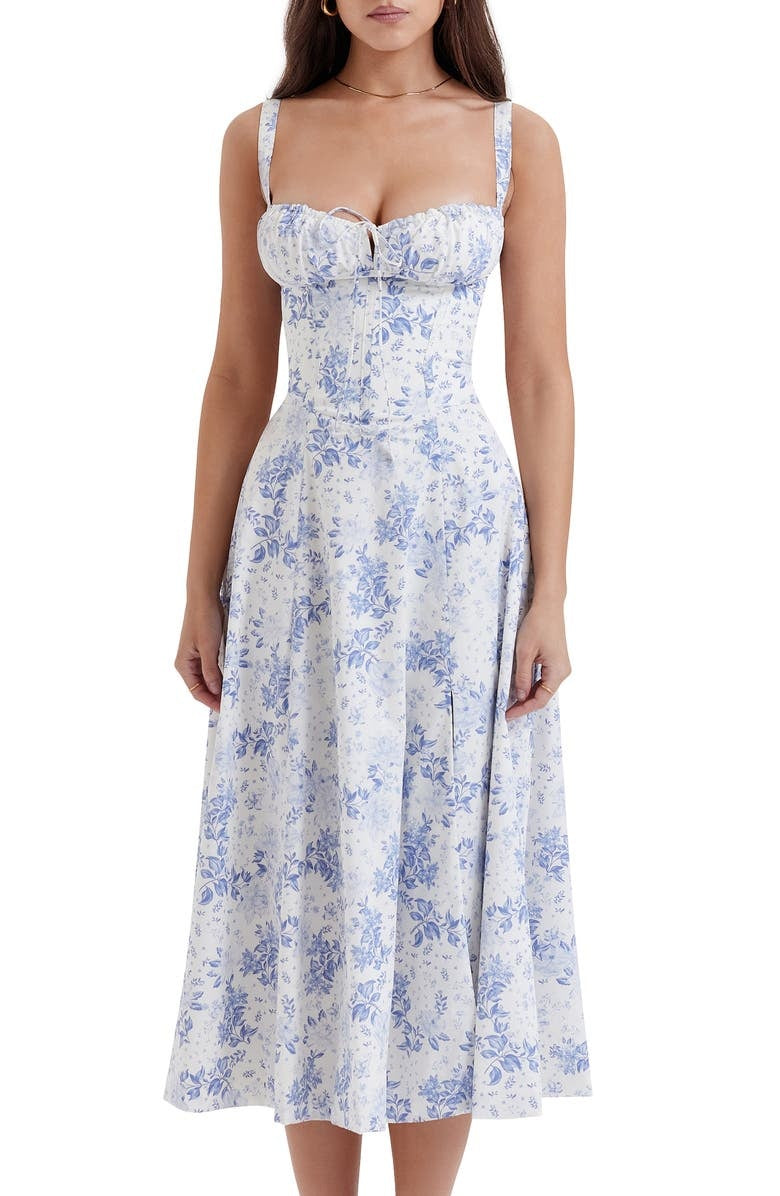 Celestia | Robe Cintrée avec Tissus de Haute Qualité et Motifs Élégants pour Femmes