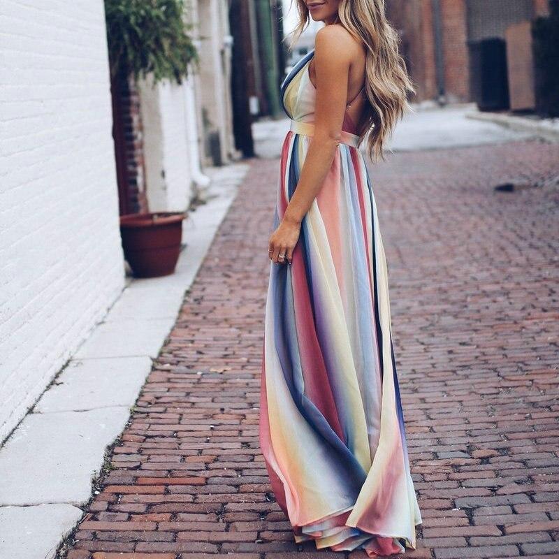 Clara | Robe Longue avec Motifs Colorés et Tissu de Qualité pour Femmes