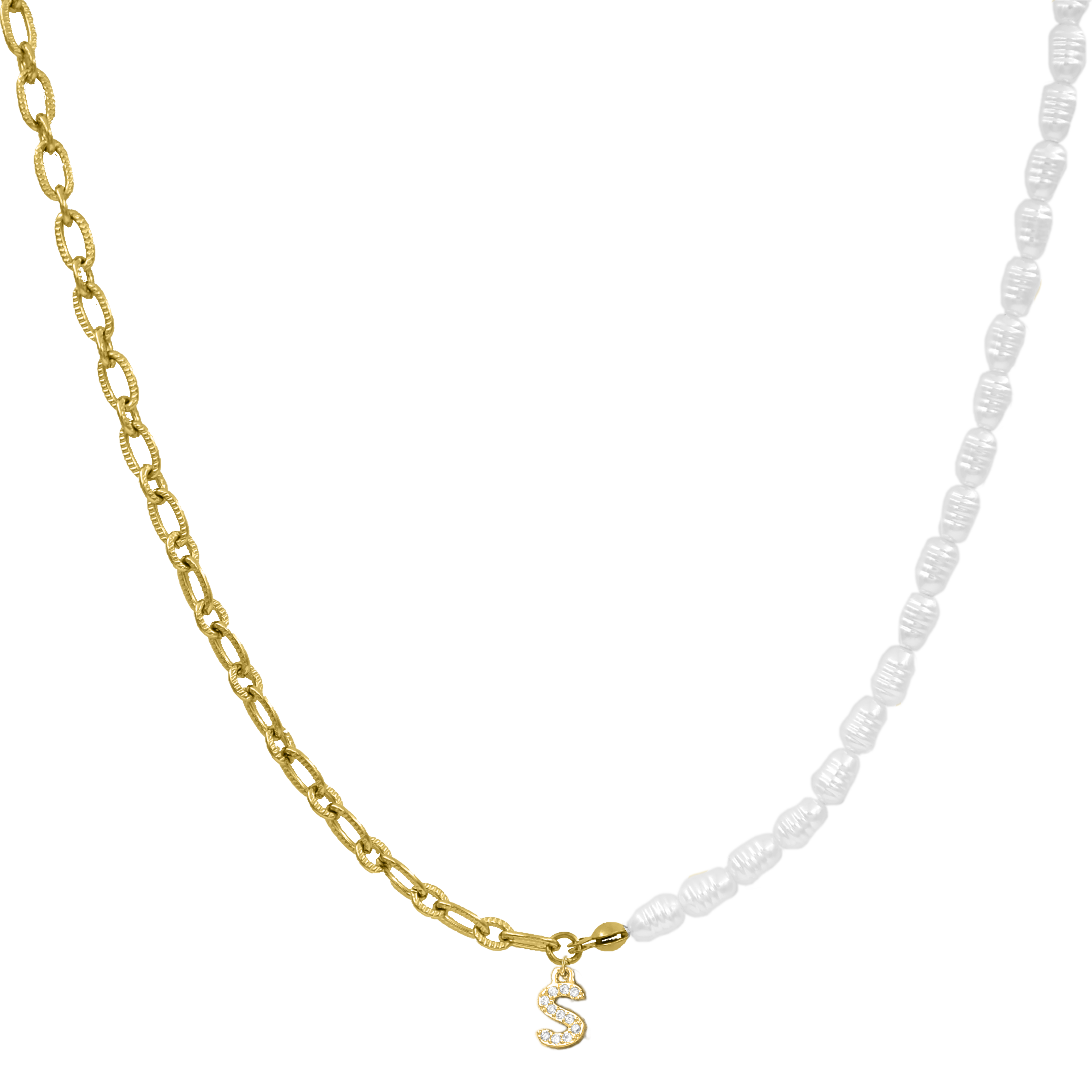 Lunaire | Collier avec Perles Élégantes et Personnalisation Unique pour Femmes