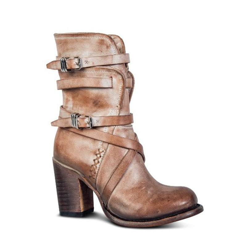 Jama | Bottes en cuir élégantes pour femmes