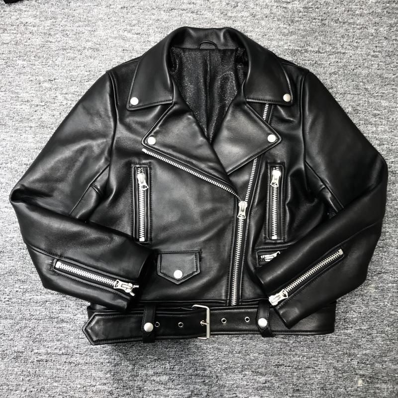 Lysandra | Veste en cuir avec style décontracté et poches pour femmes