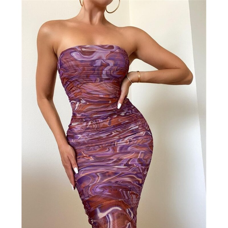 Sérénité | Robe de soirée moulante sans bretelles avec Tissu de qualité et Design Élégant pour Femmes