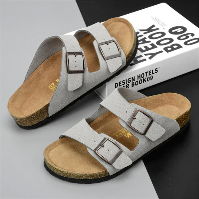 Eddie - Sandales d'été en cuir pour hommes