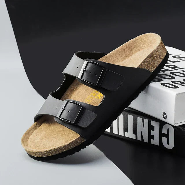 Eddie - Sandales d'été en cuir pour hommes