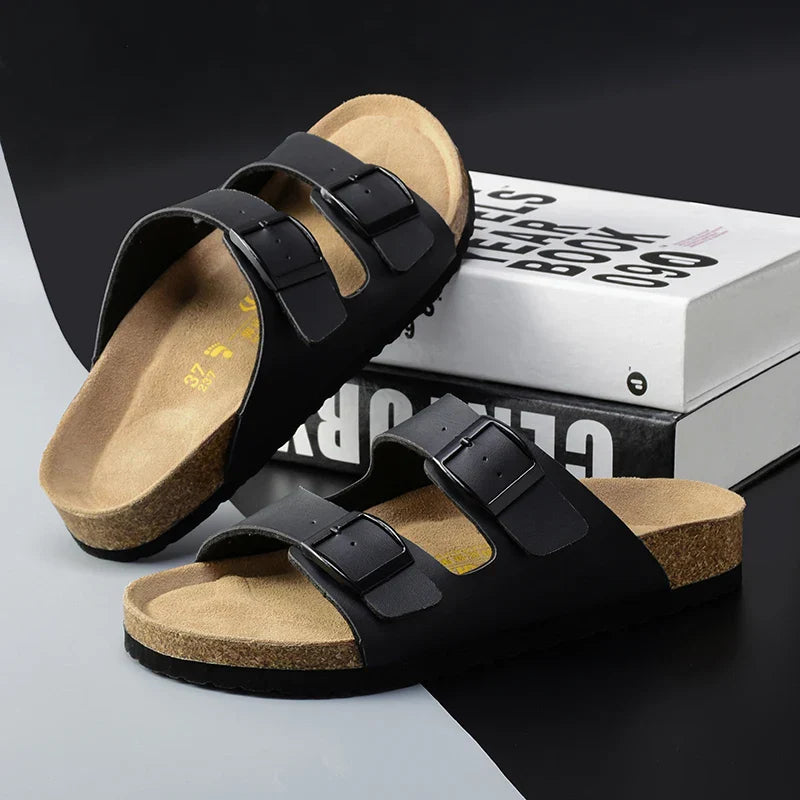 Eddie - Sandales d'été en cuir pour hommes