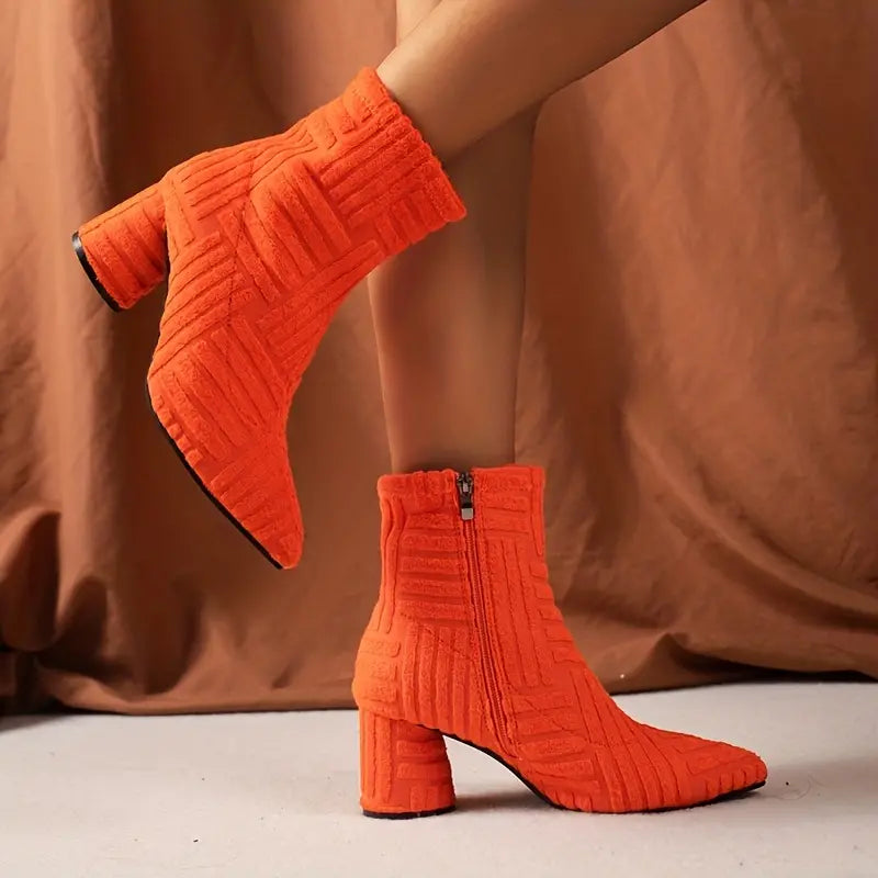 Munire | Bottes élégantes à talon block pour femmes