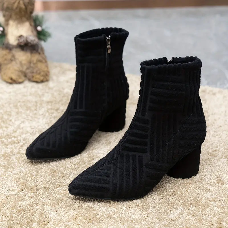 Munire | Bottes élégantes à talon block pour femmes