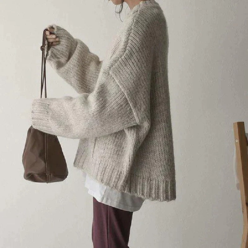 Alyssa | Pull avec Poches et Design Oversize pour Femmes