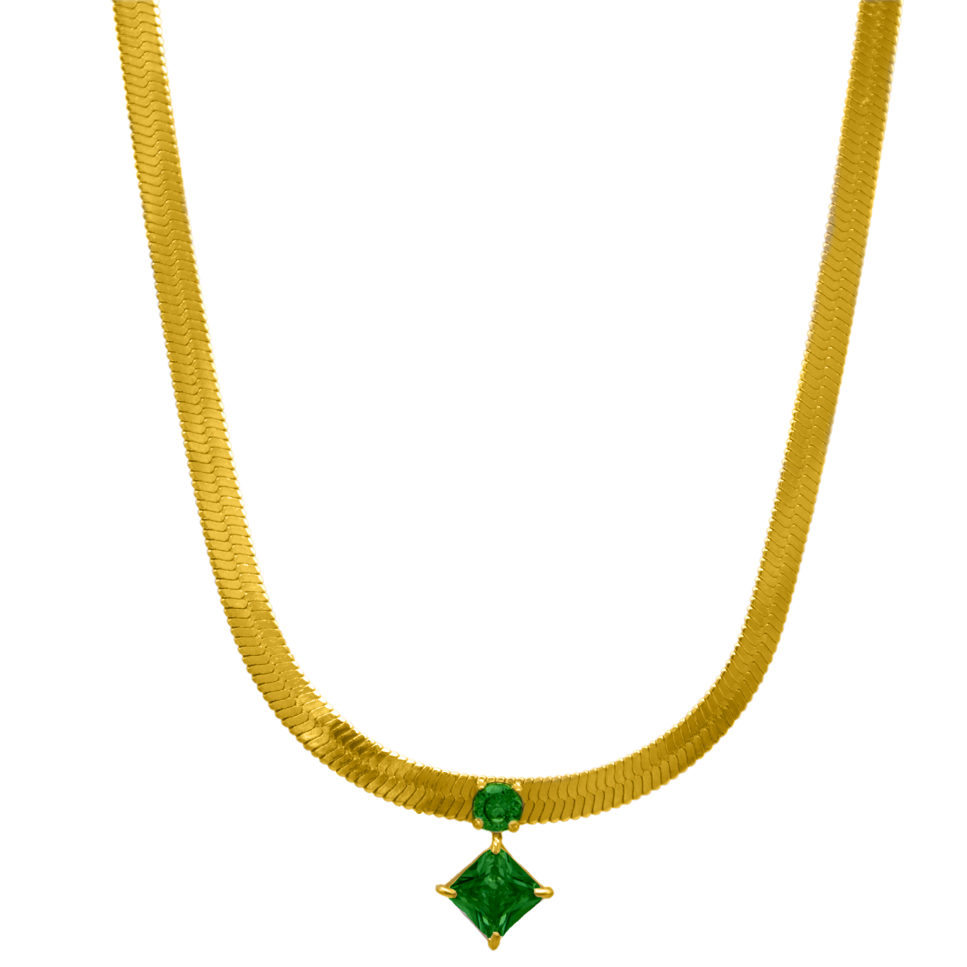 Lunaire | Collier plaqué or 14 carats avec Finition Élégante et Résistant à l'Eau pour Femmes