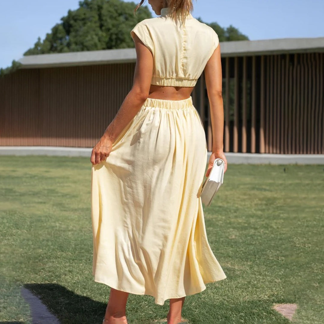 Clara | Robe Élégante avec Motifs Uniques et Tissus de Haute Qualité pour Femmes