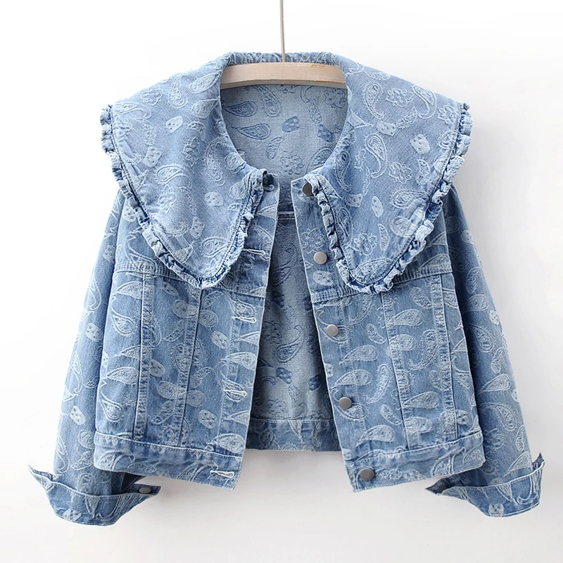 Luna | Veste en denim avec Détails Modernes et Silhouette Féminine pour Femmes