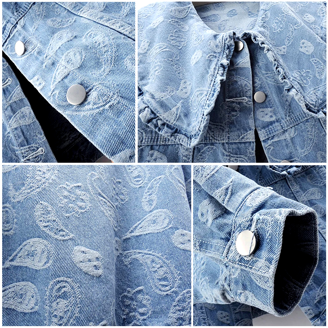 Luna | Veste en denim avec Détails Modernes et Silhouette Féminine pour Femmes
