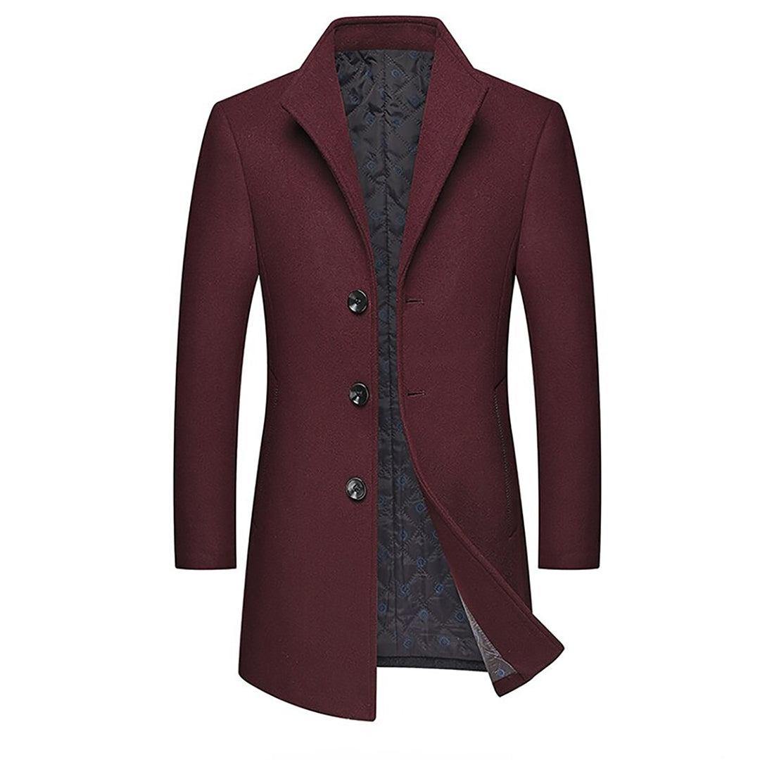 Farhan - Manteau long soigné pour hommes