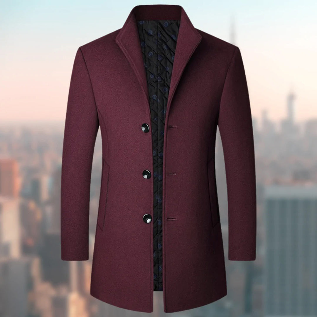 Farhan - Manteau long soigné pour hommes