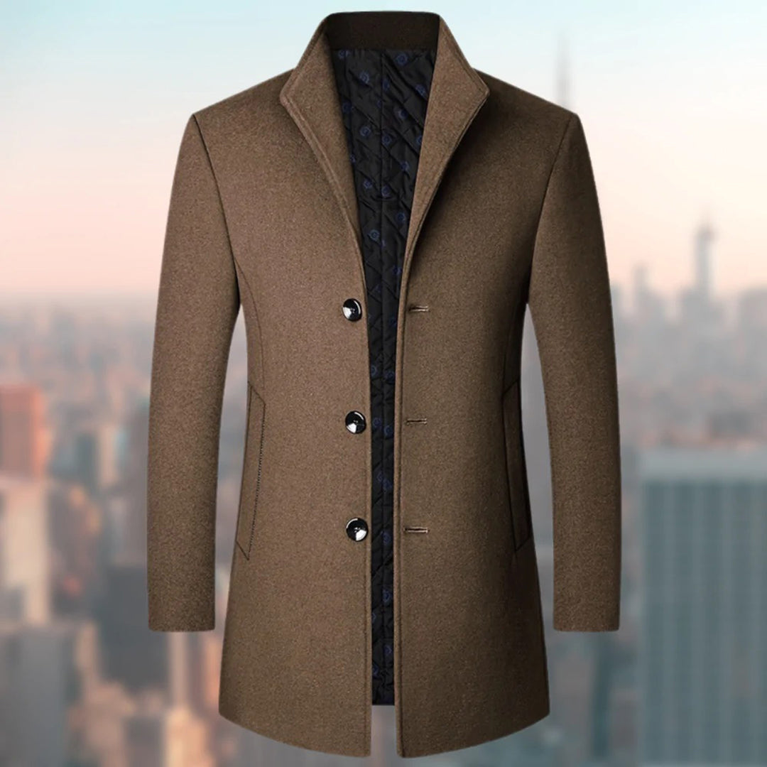 Farhan - Manteau long soigné pour hommes