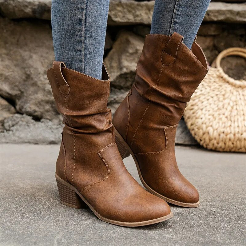 Luna | Bottes élégantes de style western pour femmes