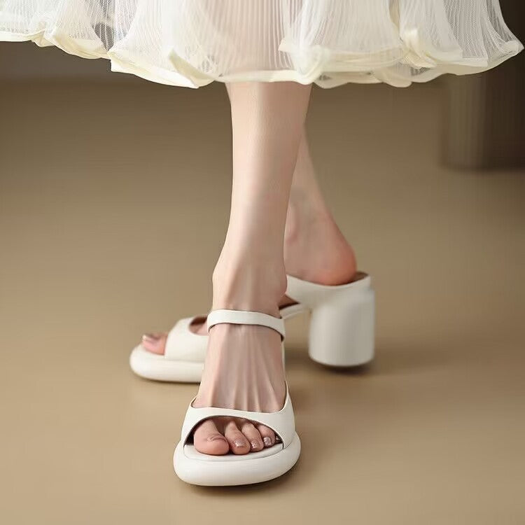Léna | Talons à Lanière avec Élégance et Confort pour Femmes