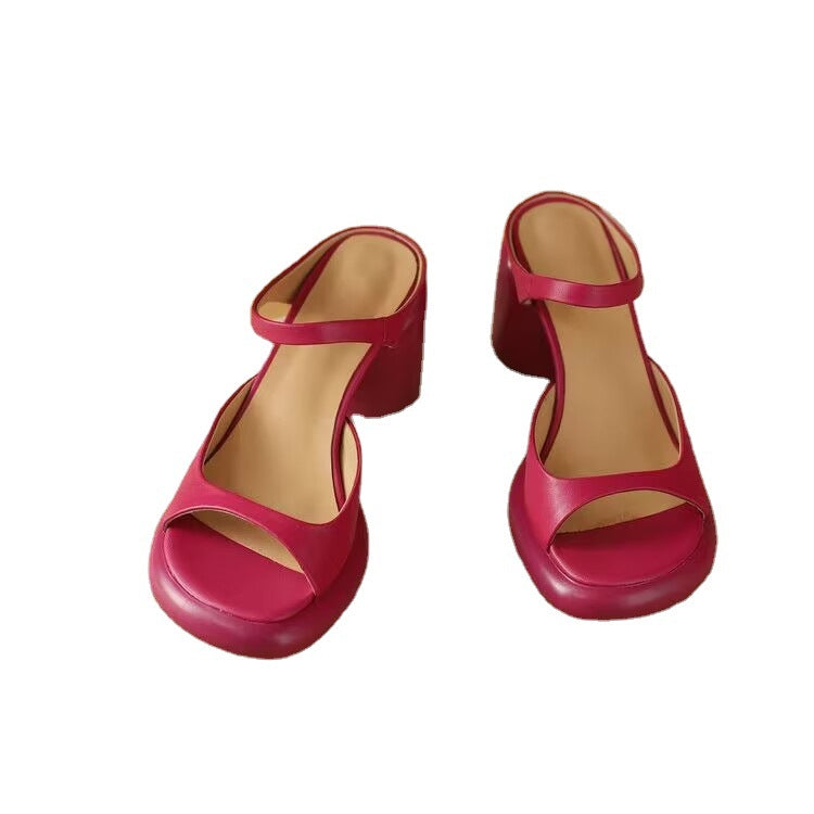 Léna | Talons à Lanière avec Élégance et Confort pour Femmes
