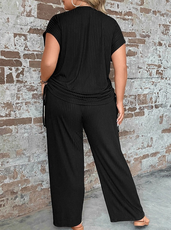 Soleil | Ensemble Deux Pièces avec Pantalon Large et Confort Optimal pour Femmes