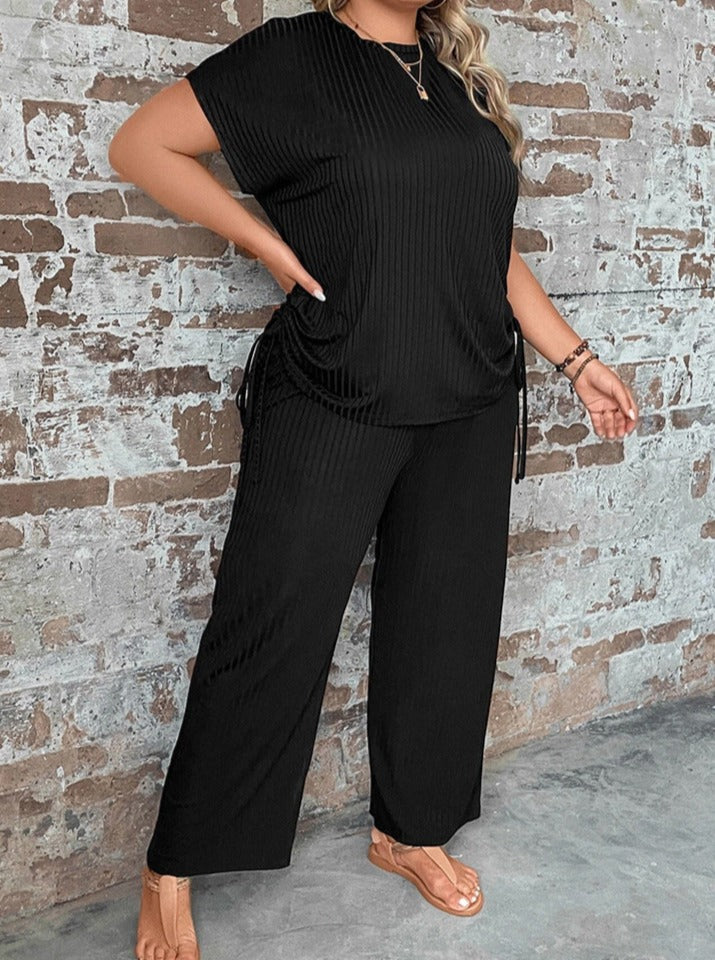 Soleil | Ensemble Deux Pièces avec Pantalon Large et Confort Optimal pour Femmes