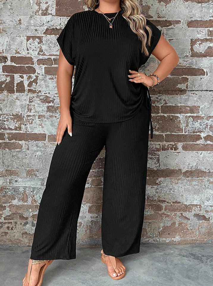 Soleil | Ensemble Deux Pièces avec Pantalon Large et Confort Optimal pour Femmes