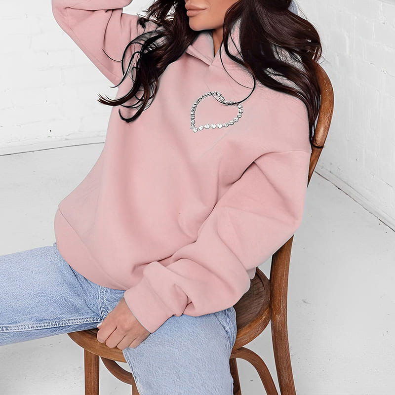 Chloé | Sweat à Capuche avec Douceur et Design Élégant pour Femmes