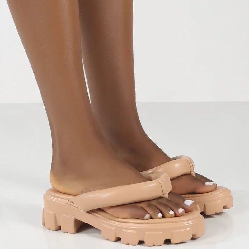Lunaire | Chaussures de plage avec Semelle Épaisse et Design Élégant pour Femmes