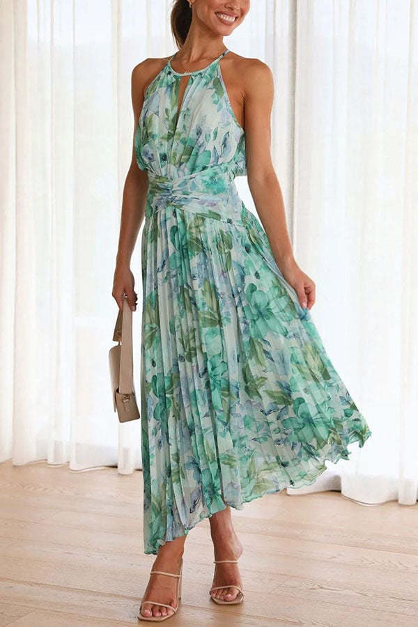 Gali - Robe longue ample aux couleurs époustouflantes