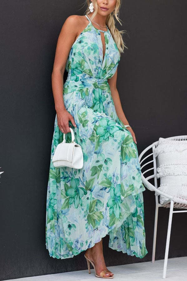 Gali - Robe longue ample aux couleurs époustouflantes
