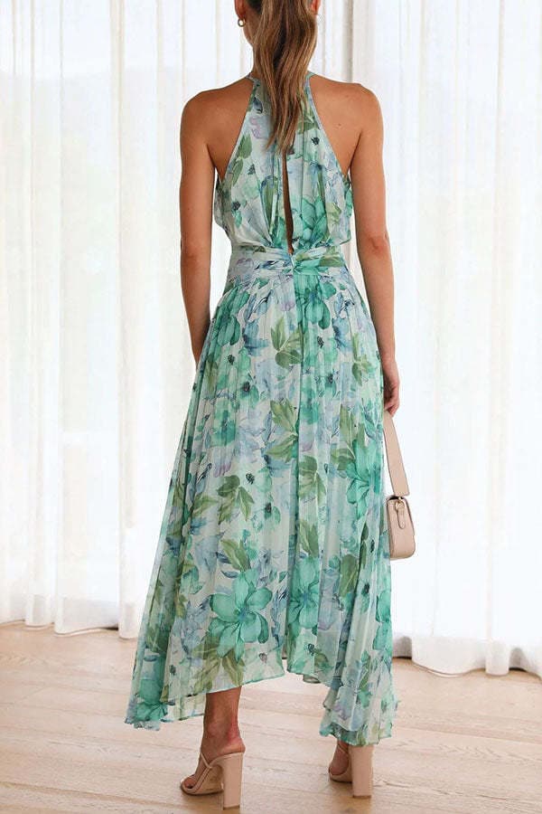 Gali - Robe longue ample aux couleurs époustouflantes