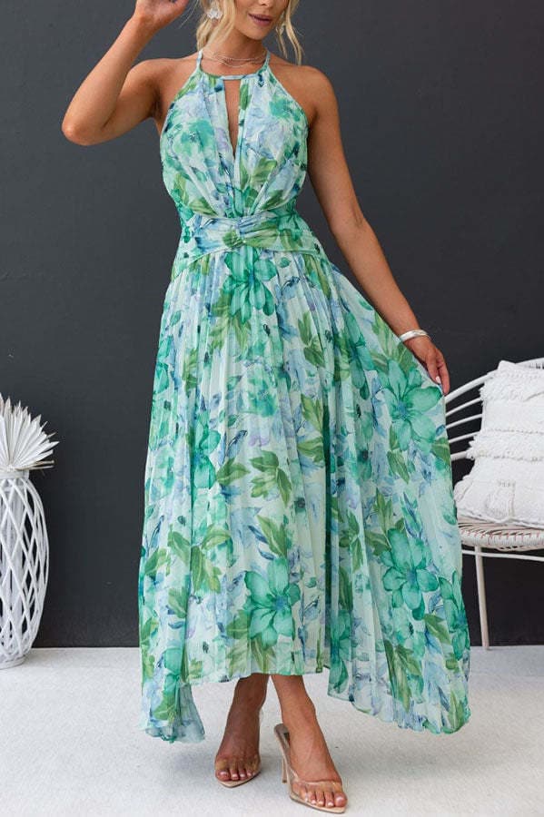 Gali - Robe longue ample aux couleurs époustouflantes