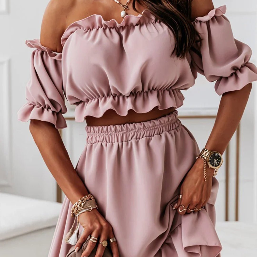 Seraphina | Robe Longue avec Ourlet Asymétrique et Confort Élégant pour Femmes