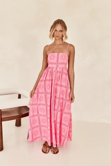 Léona | Robe avec Motifs Uniques et Tissu de Haute Qualité pour Femmes