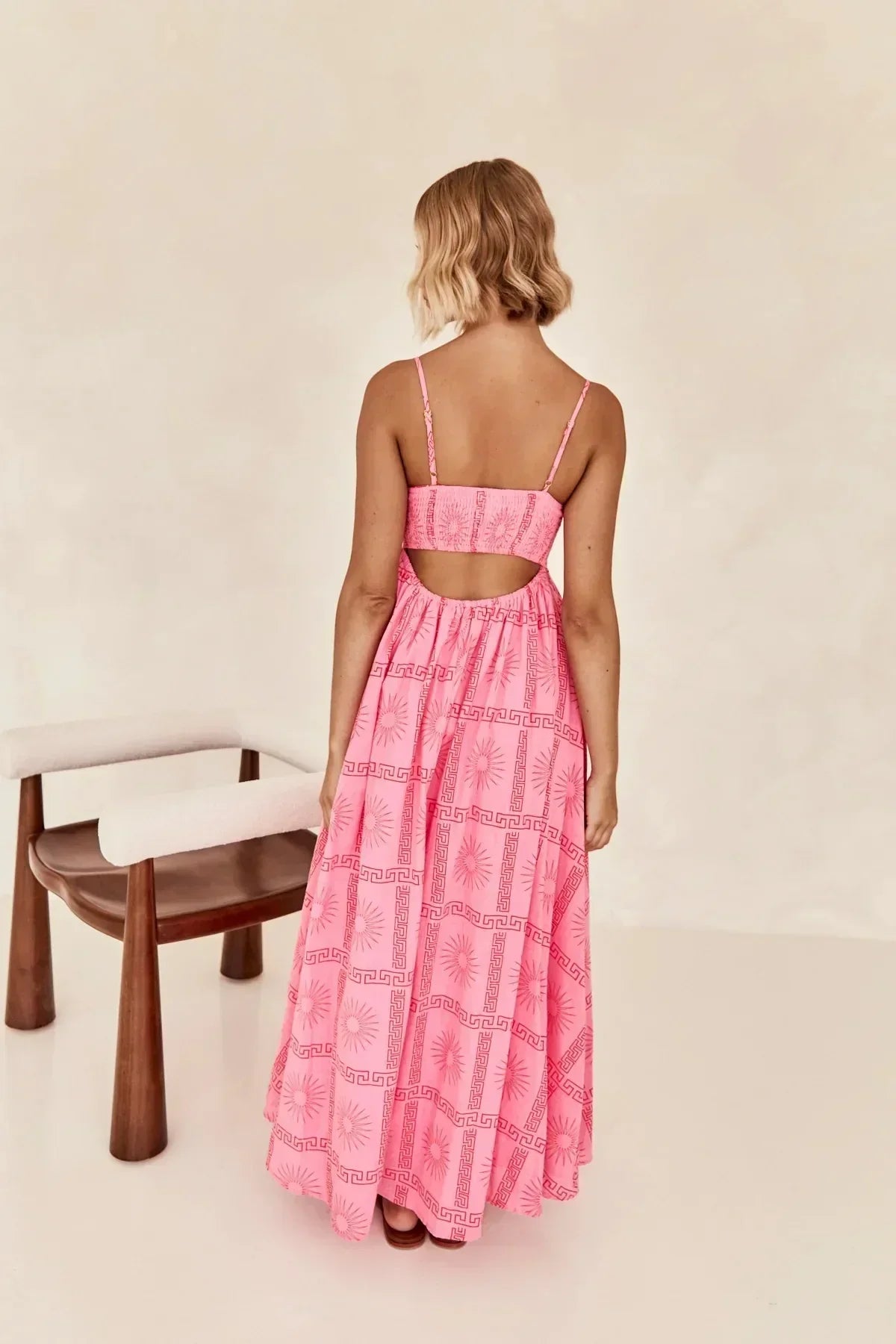 Léona | Robe avec Motifs Uniques et Tissu de Haute Qualité pour Femmes
