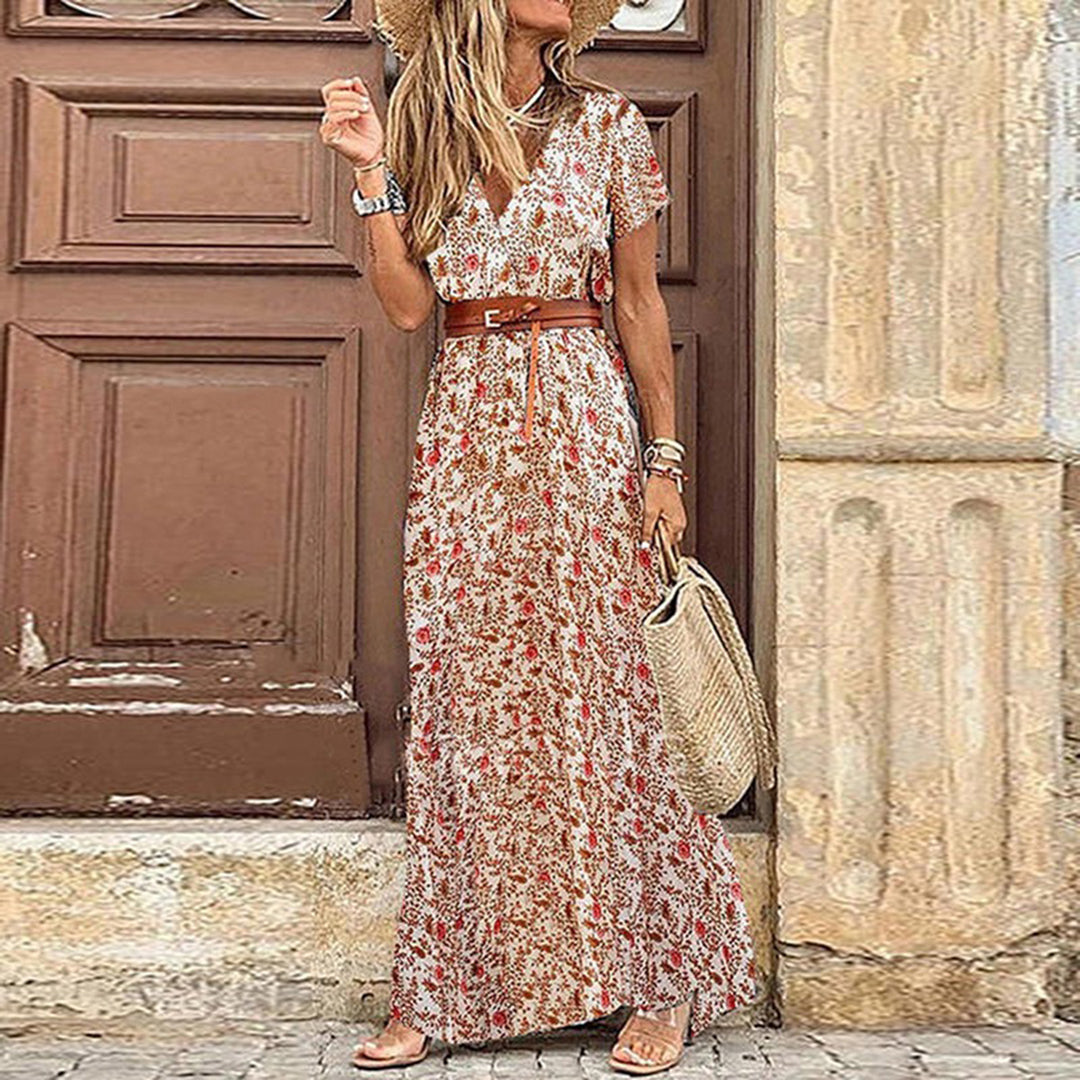 Lunaire | Robe Bohème Chic avec Tissus de Haute Qualité et Motifs Variés pour Femmes