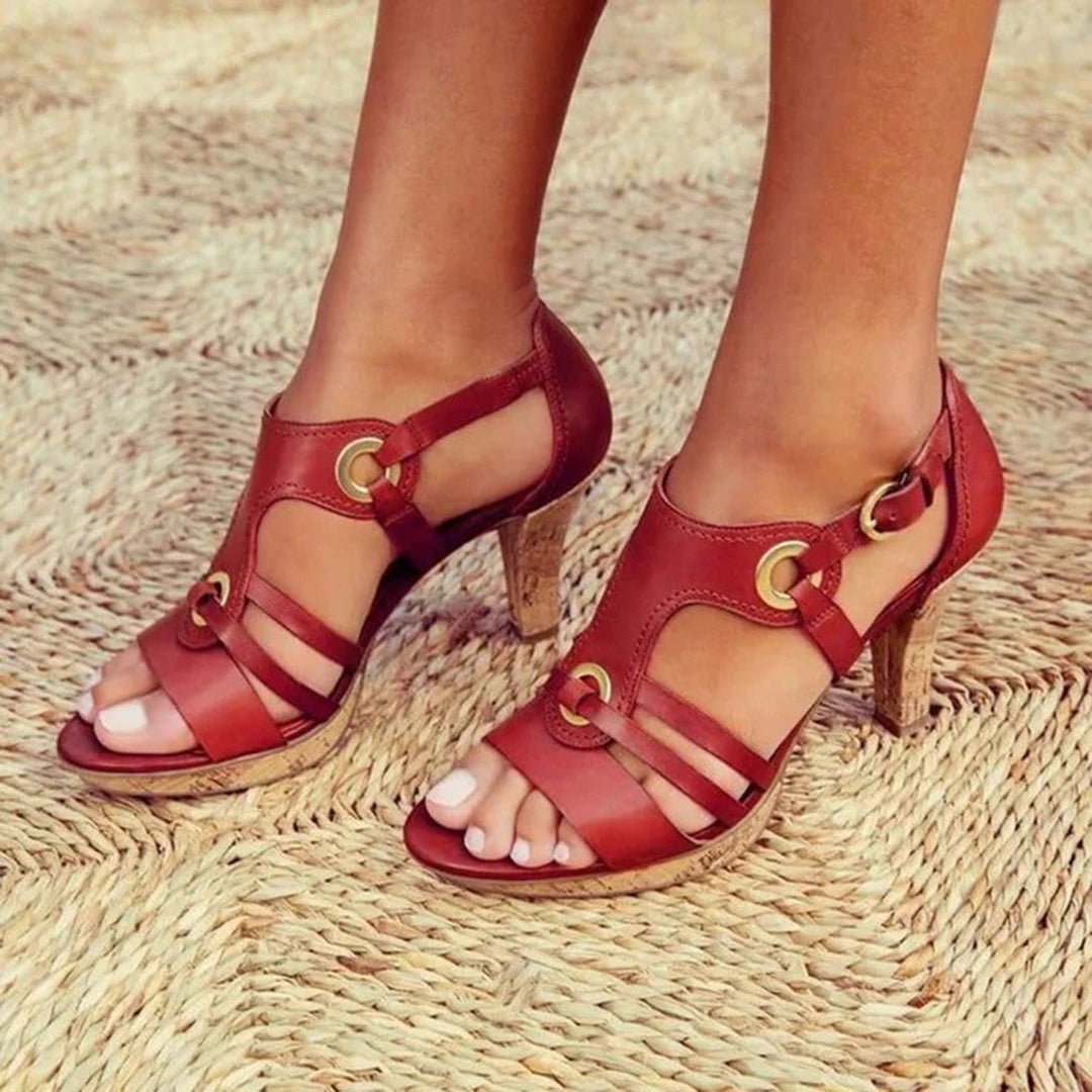 Sandales féminines élégantes à talons hauts - Collection Lisa