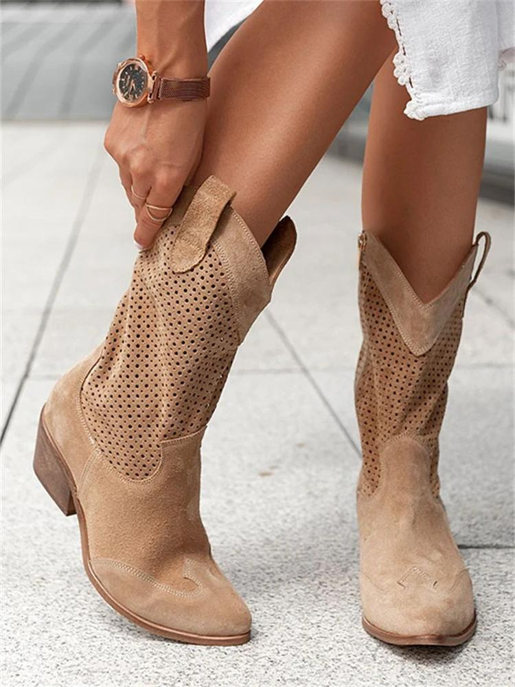 Neve | Femme Bottes de cowboy respirantes