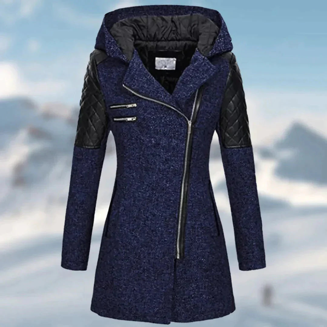 Lysandra | Manteau d'hiver long avec Design Élégant et Capuche pour Femmes