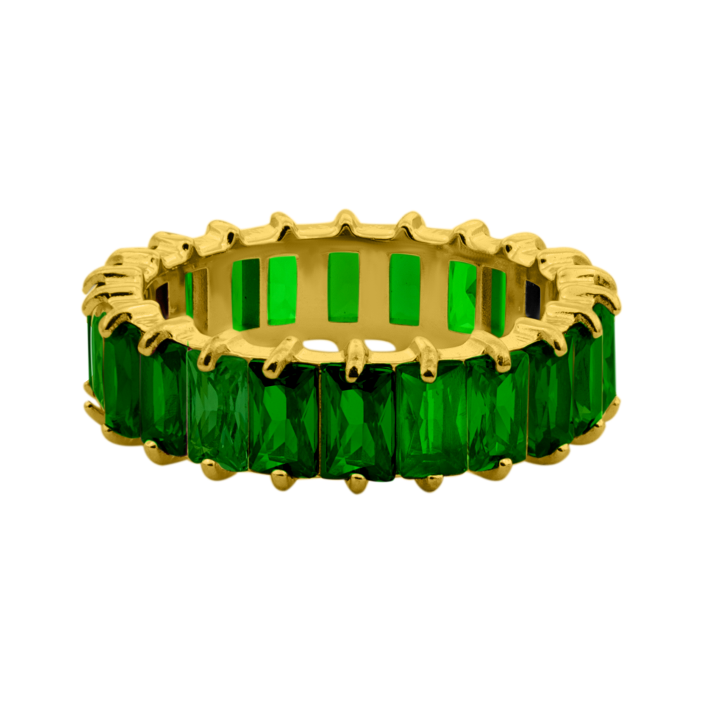 Sérénité | Bague avec Finition Plaqué Or 14K Résistante à l'Eau pour Femme